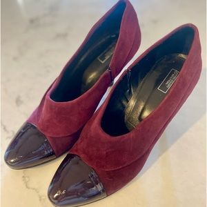 Vintage United Color of Benetton Burgundy Heels